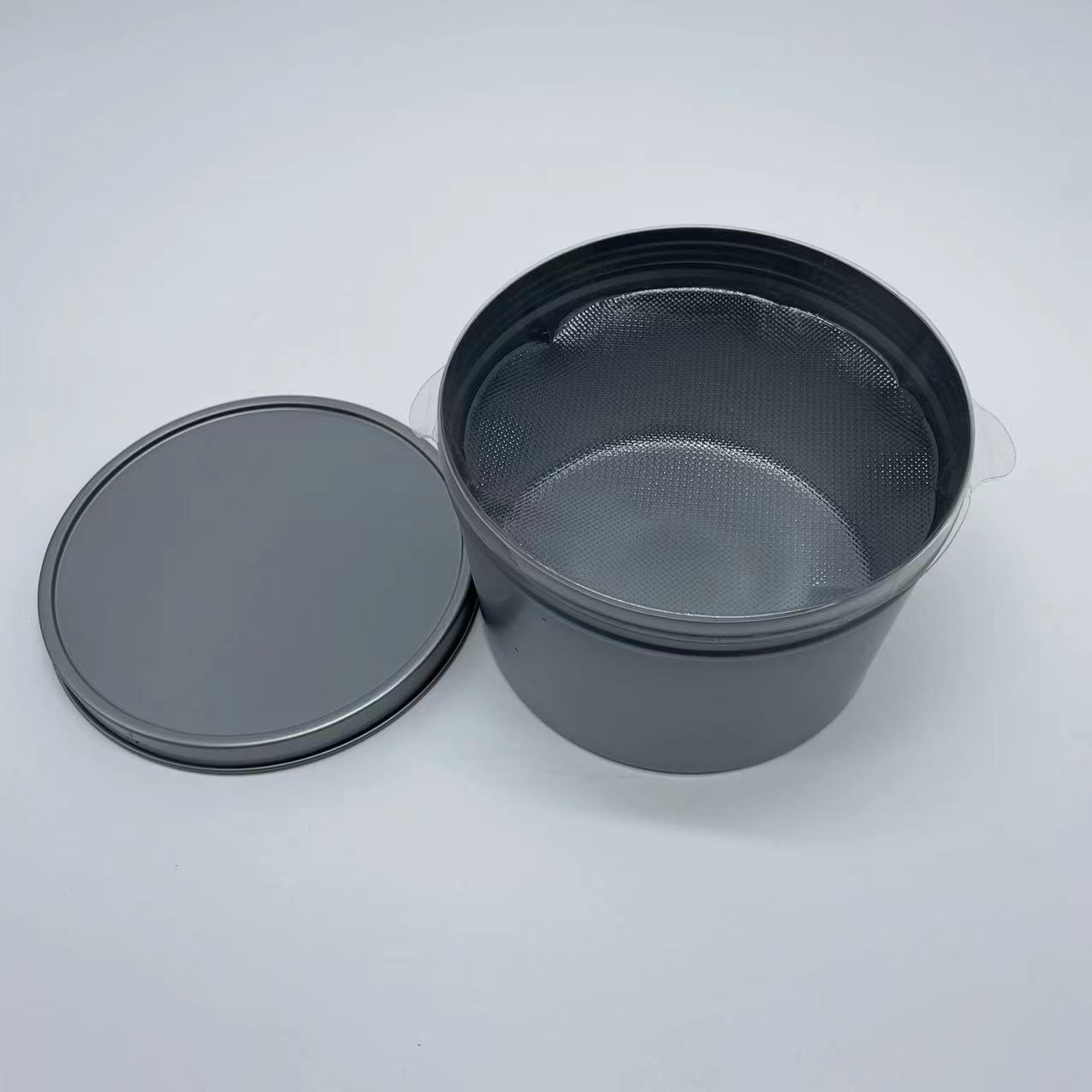 现货价格优惠1KG油墨铁罐银色化工锥形罐油墨罐带内托