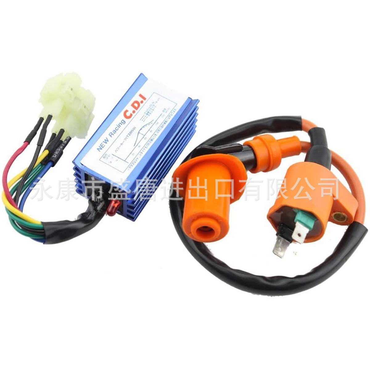 Shipèi 6-Pin CDI Ignition Coil Kit for GY6 50cc-150cc Go Kart ATV Scooter (Alovlandırıcı (Vozduşka/İqniter))