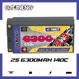 GNB����6300mAh 2S 7.4V 140C�m��1/10�b��܇����܇ģ���늳�