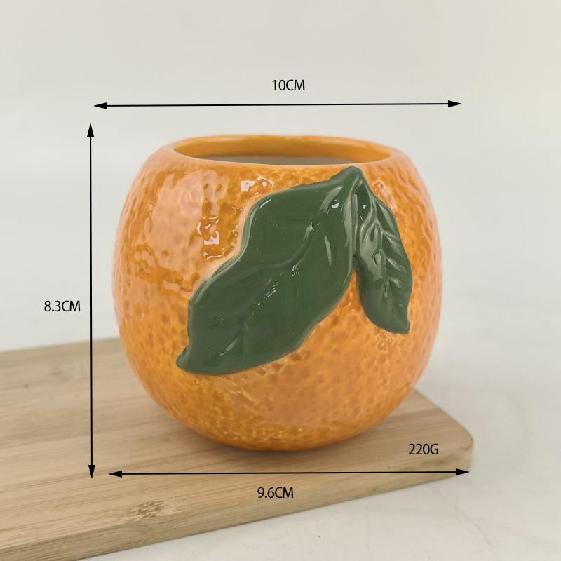 Taza de vela naranja tipo C