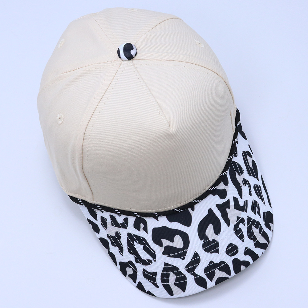 Modieuze dames baseballcap five panel in colorblock stijl_voghion.com