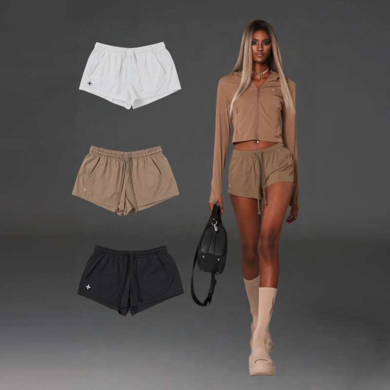 Smfk Specializes in Slim-Fit Sports Shorts, Elastic Nylon Casual Pants, Available in Three Colors, New Spring Model
