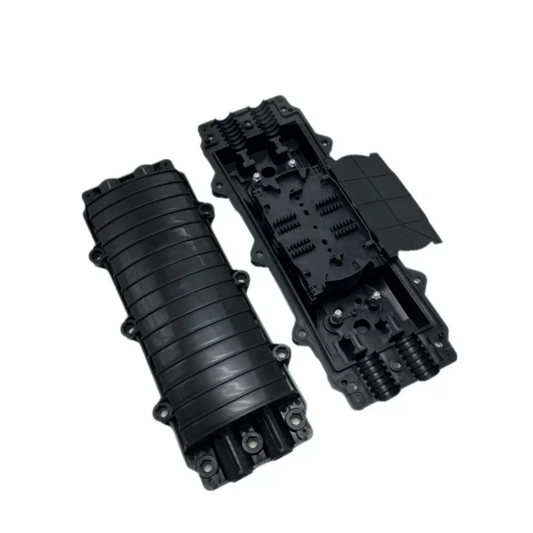 24芯光缆接续盒卧式防水二进二出光缆 接头盒 终端盒PP材料