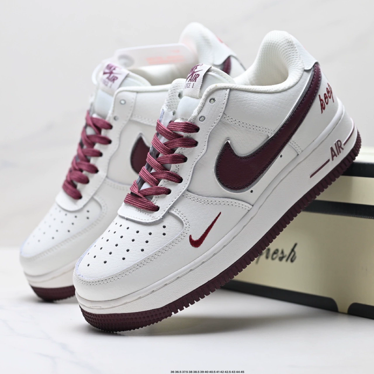 Pure Original Af1 07 Sneakers Air Force One Low-Top Casual Sports Trendy Shoes Retro Fashion Thick-Soled Heightening Couple Shoes