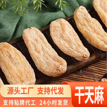源头一件代发天麻干 天麻个 云南昭通500g干货正宗红头乌天麻干片