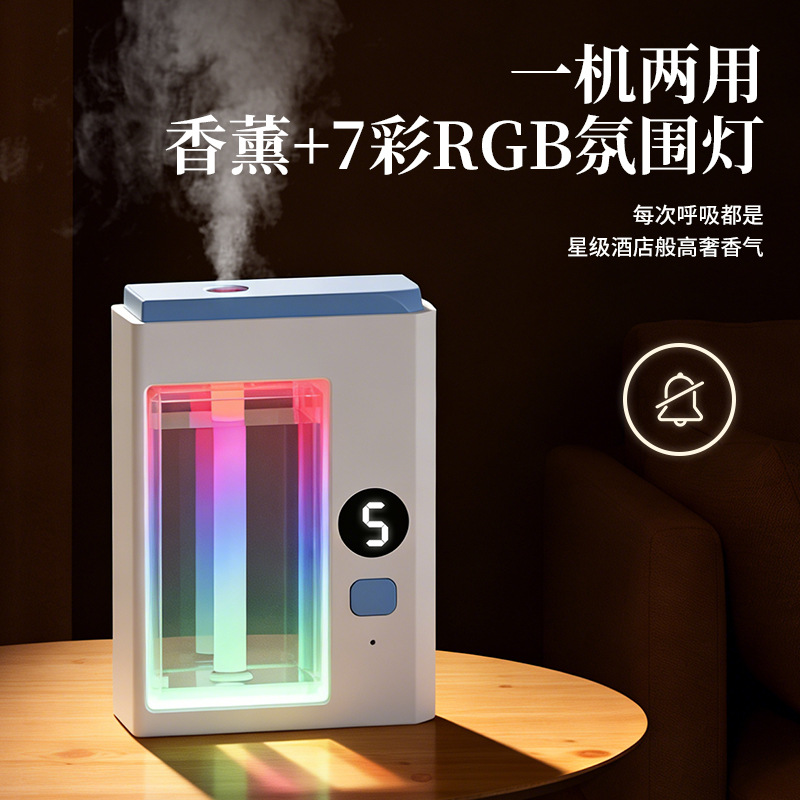 Smart Aromatherapy Machine Automatic Fragrance Dispenser Waterless Spray Rechargeable Fragrance Diffuser Bedroom Essential Oil Refill Liquid J2A