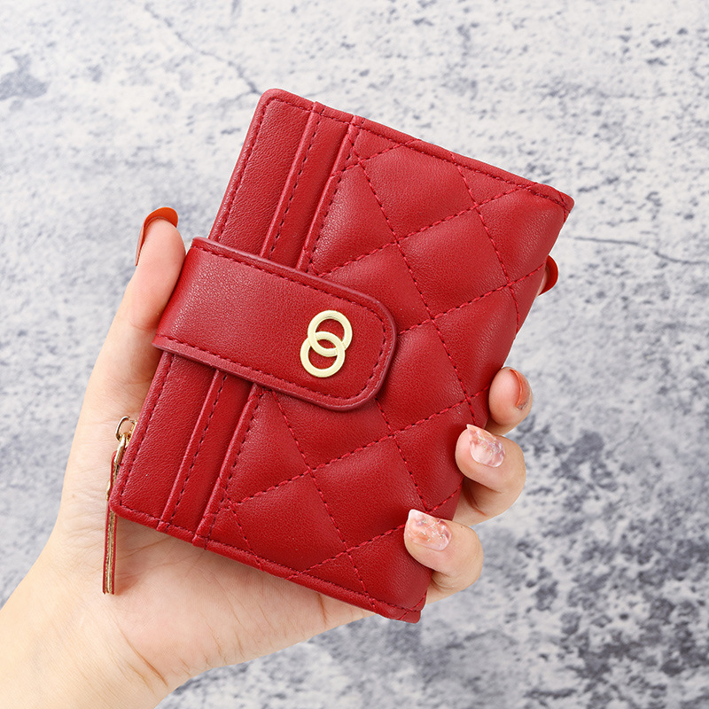 Factory wholesale wallet women's high-end all-match 20% discount coin purse multi-function multi-card card bag women's simple coin bag