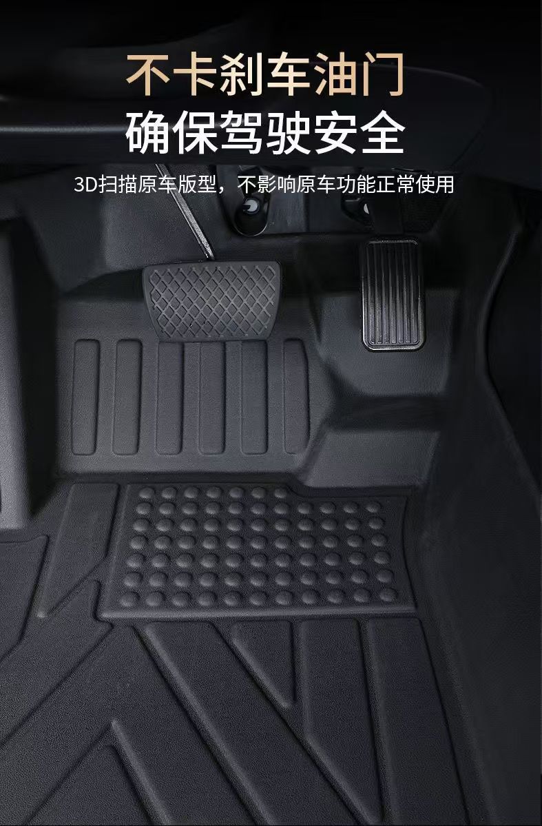 Suitable for Honda CRV foot pad bag threshold tpe car foot pad 12-16/17-22 23-24 five seats seven seats
