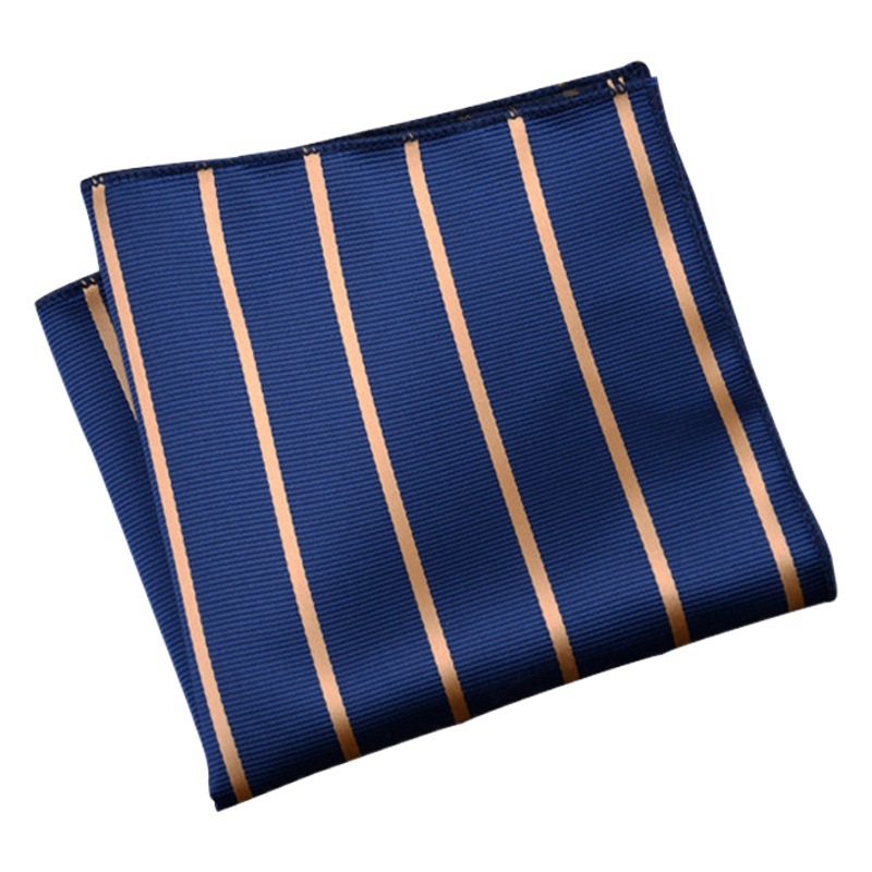 Traje de hombre pequeña bufanda cuadrada fábrica al por mayor moda poliéster accesorios de moda Vintage bordado patrón Toalla de bolsillo ropa de hombre