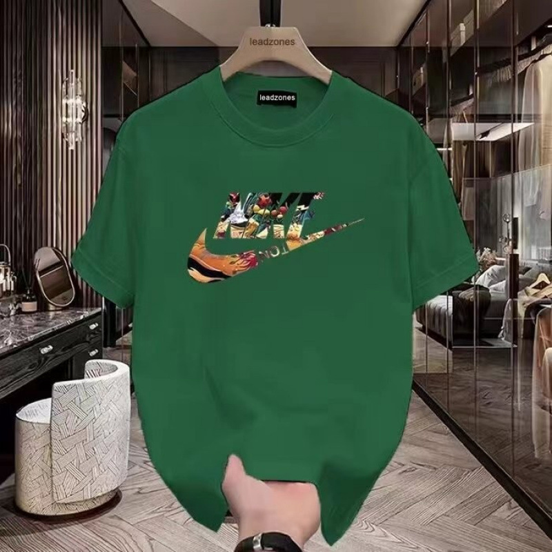 Heavyweight Pure Cotton Trendy American-Style Men's T-Shirt Summer Design Printed Short-Sleeve Casual Sports Versatile Top Heavyweight Pure Cotton Trendy American-Style Men's T-Shirt Summer Design Printed Short-Sleeve Casual Sports Versatile Top
