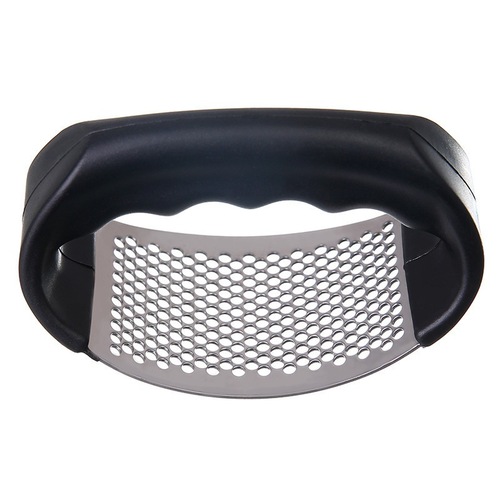 Food-grade mini stainless steel garlic press Ring-shaped hand-held garlic press Manual ginger and garlic masher