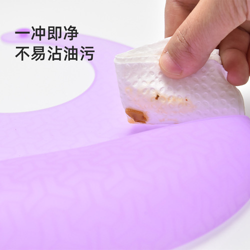 Youyou Children's Dining Bibs: Waterproof Baby Saliva Towels, Disposable Ultra-Thin Silicone BIBs for Summer