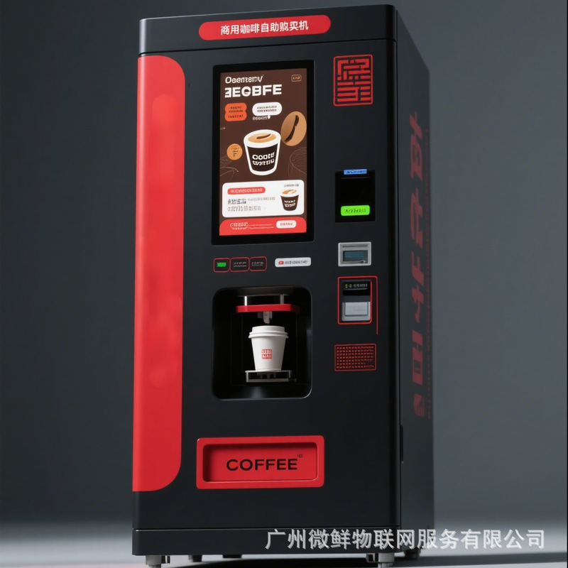 Iced Americano Self-Service Vending Machine 24-Hour Unmanned Commercial Smart Scan Code Espresso Vending Machine
