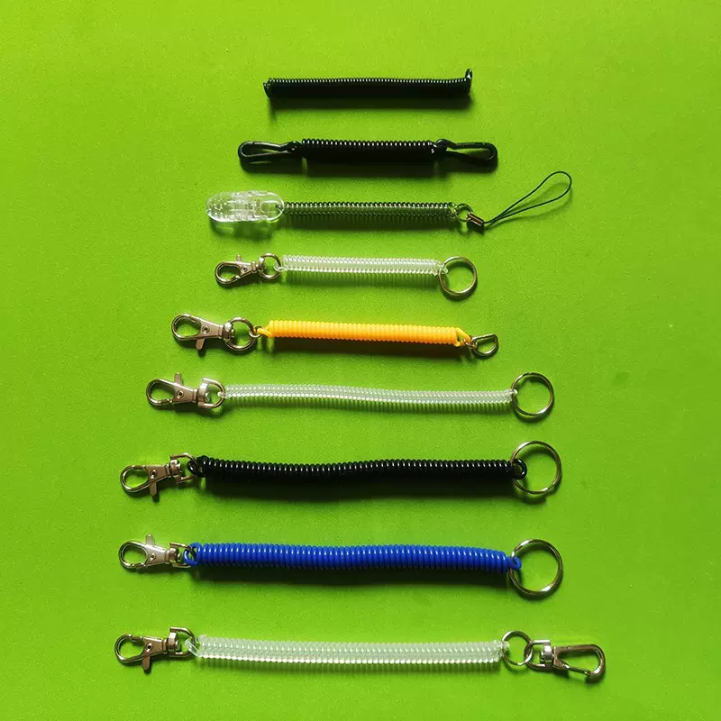 【厂家供应】塑料弹簧绳塑胶弹簧奶嘴链弹簧玩具配件