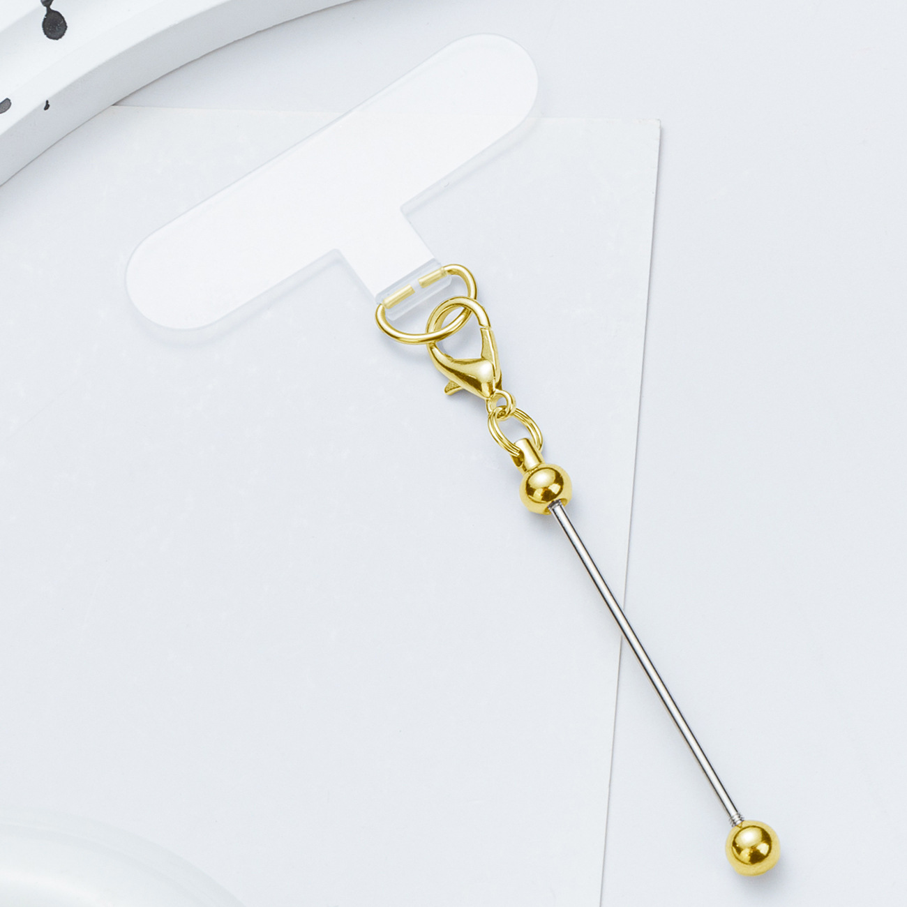 DIY beaded clip de teléfono móvil universal parche de fijación de color transparente anti-perdida junta fuerte clip