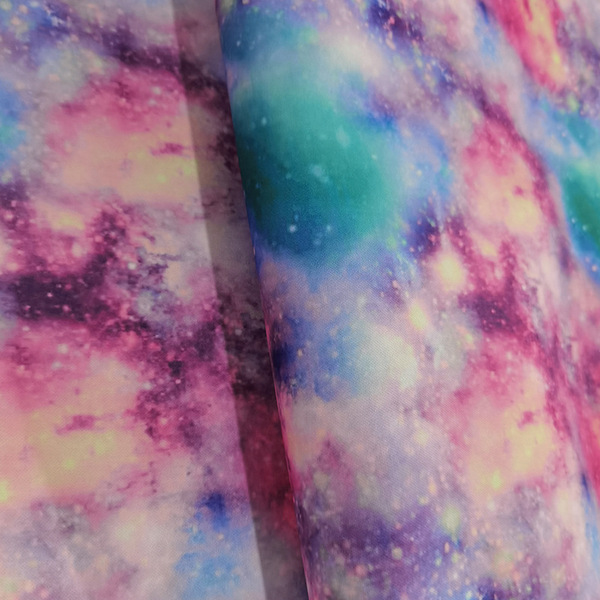 Heat transfer printing process Polyester tie-dye composite fabric…