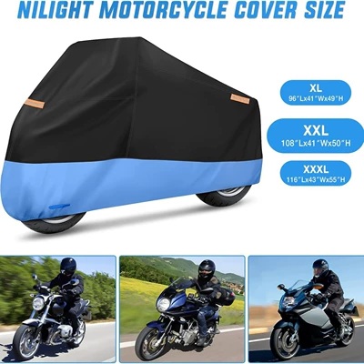 Cross-Border Silver-Coated Motorcycle Cover, Electric – Car clothing