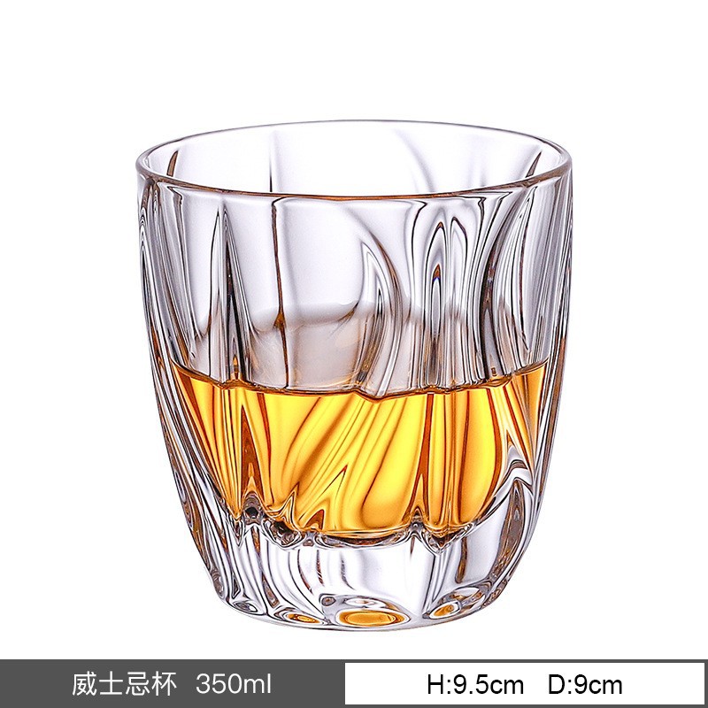 Taza de cristal de importación checa taza de whisky de alta gama ligeramente lujoso barril de vino doméstico taza de vino al por mayor personalizada image 6
