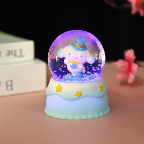 Creative Glowing Crystal Ball of New Ins Chloemi, Sanrio Glass Ball for Children, Student Gift, Wholesale