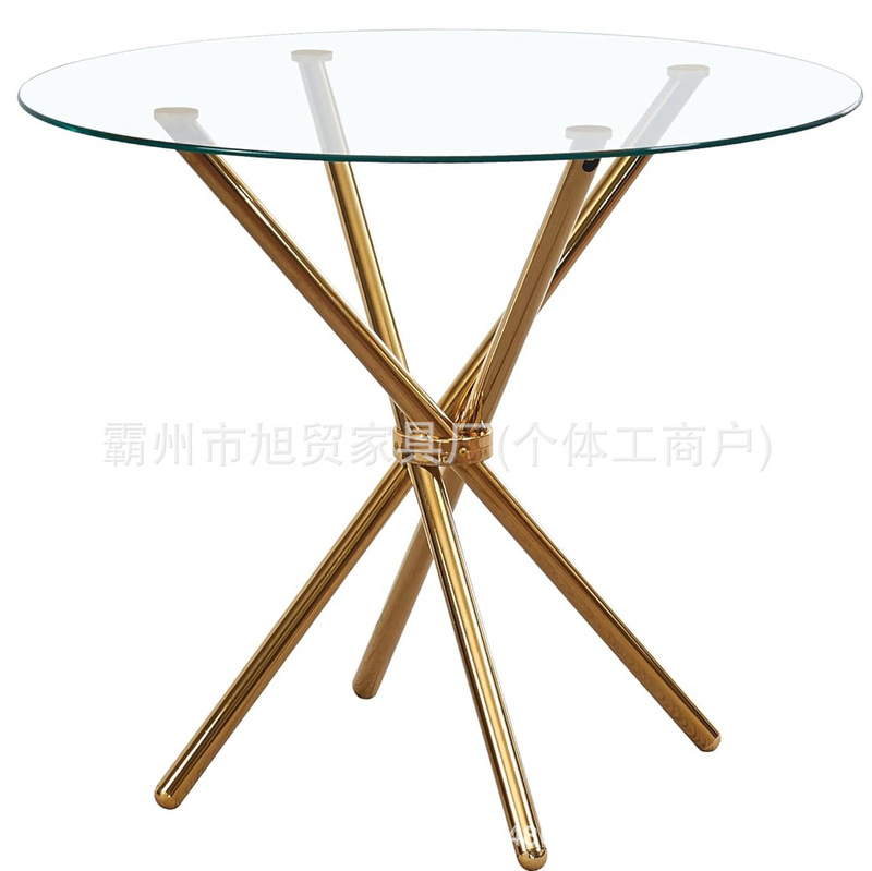 グラスcoffee table外国貿易メーカーカフェ強化ガラス円卓屋外レジャーテーブル卸売り|undefined