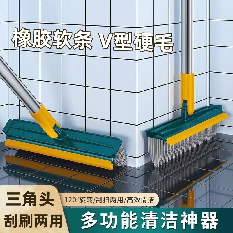 진한 녹색 [스크래핑과 브러싱이 가능한 겸용 브러시]