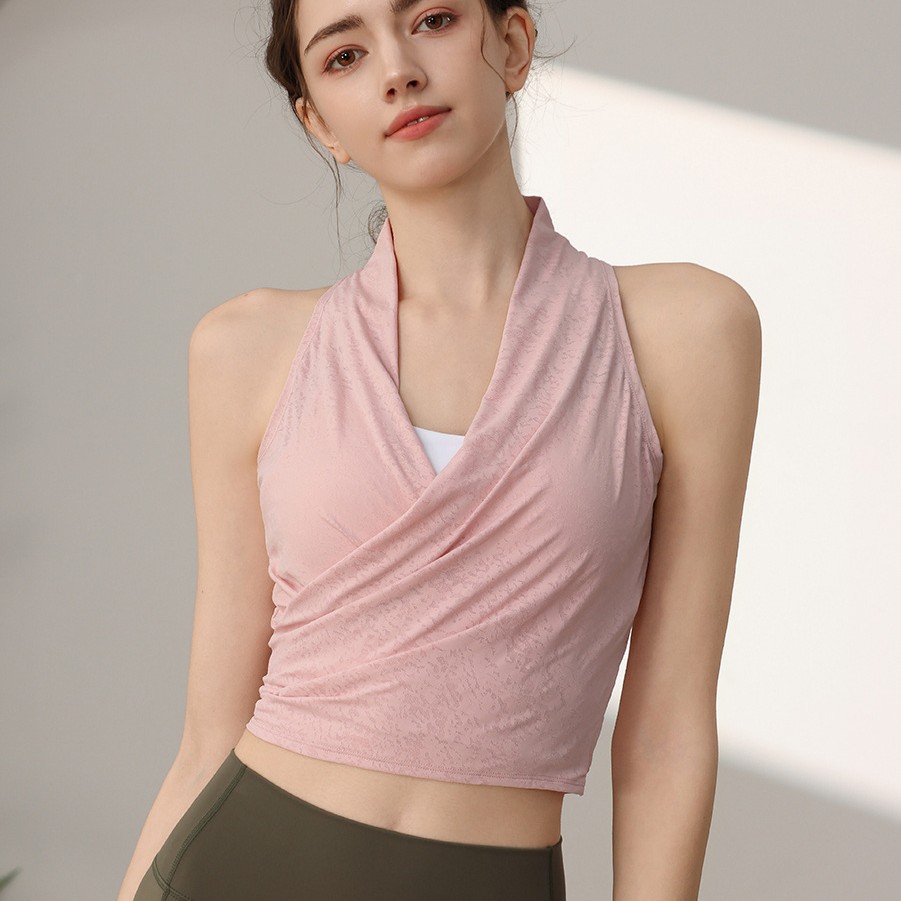 Slim-Fitting Outer Blouse, Sports Top for Women, Lightweight Vest, Yoga Wear, Running, Pilates, Fitness Training Wear, Summer