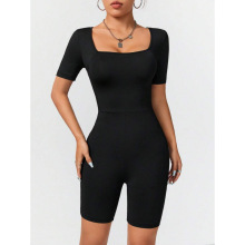V 35386 Short sleeve one-piece yoga wear ���������٤��