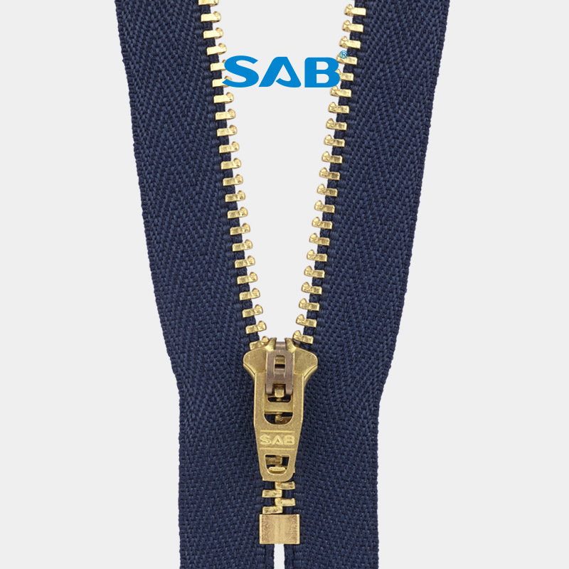 Sab Weixing 4 # Metal Square Tooth Closed Zipper Jeans Zipper European Standard Environmentally Friendly Accessories Zipper Strip Accessories