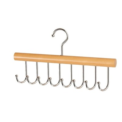 2024新款8钩挂钩衣架多功能可旋转晾衣架吊带内衣背心帽子收纳架