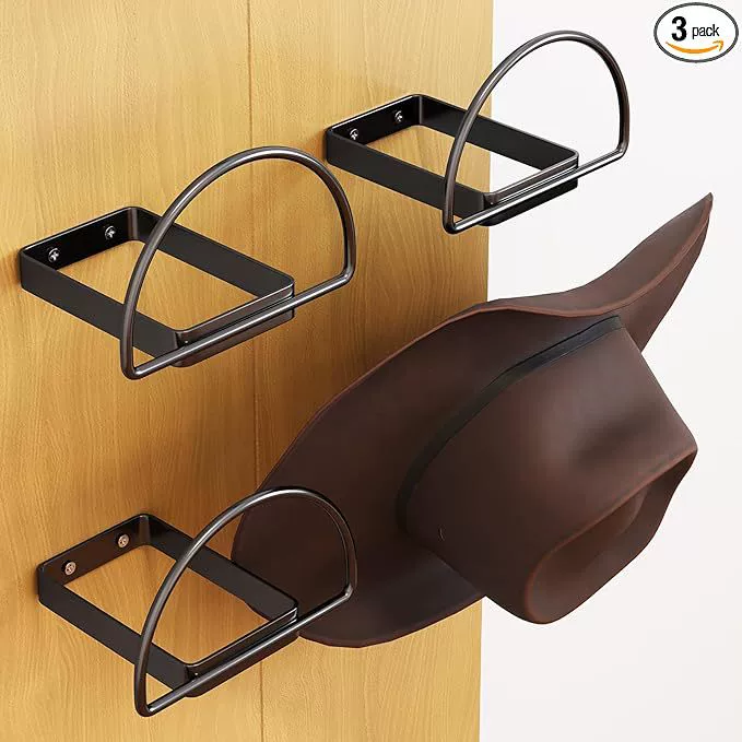 Настенная полукруглая металлическая вешалка для ковбойских шляп, многофункциональная, для хранения одежды, простая, оптом