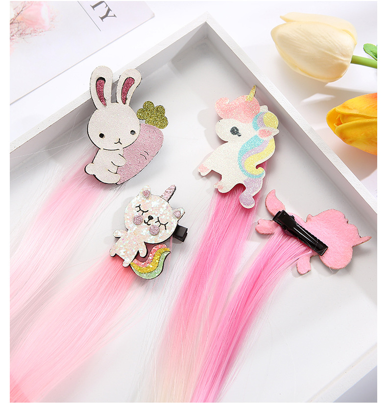 Girl's Cartoon Style Animal Plastic Hair Clip display picture 1