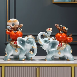 电视柜摆件;树脂工艺品;招财摆件