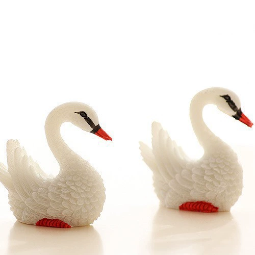 Производитель белый лебедь аквариум аквариум аквариум декоративный смола небольшой орнамент аквариум рокария бонсай микро пейзаж