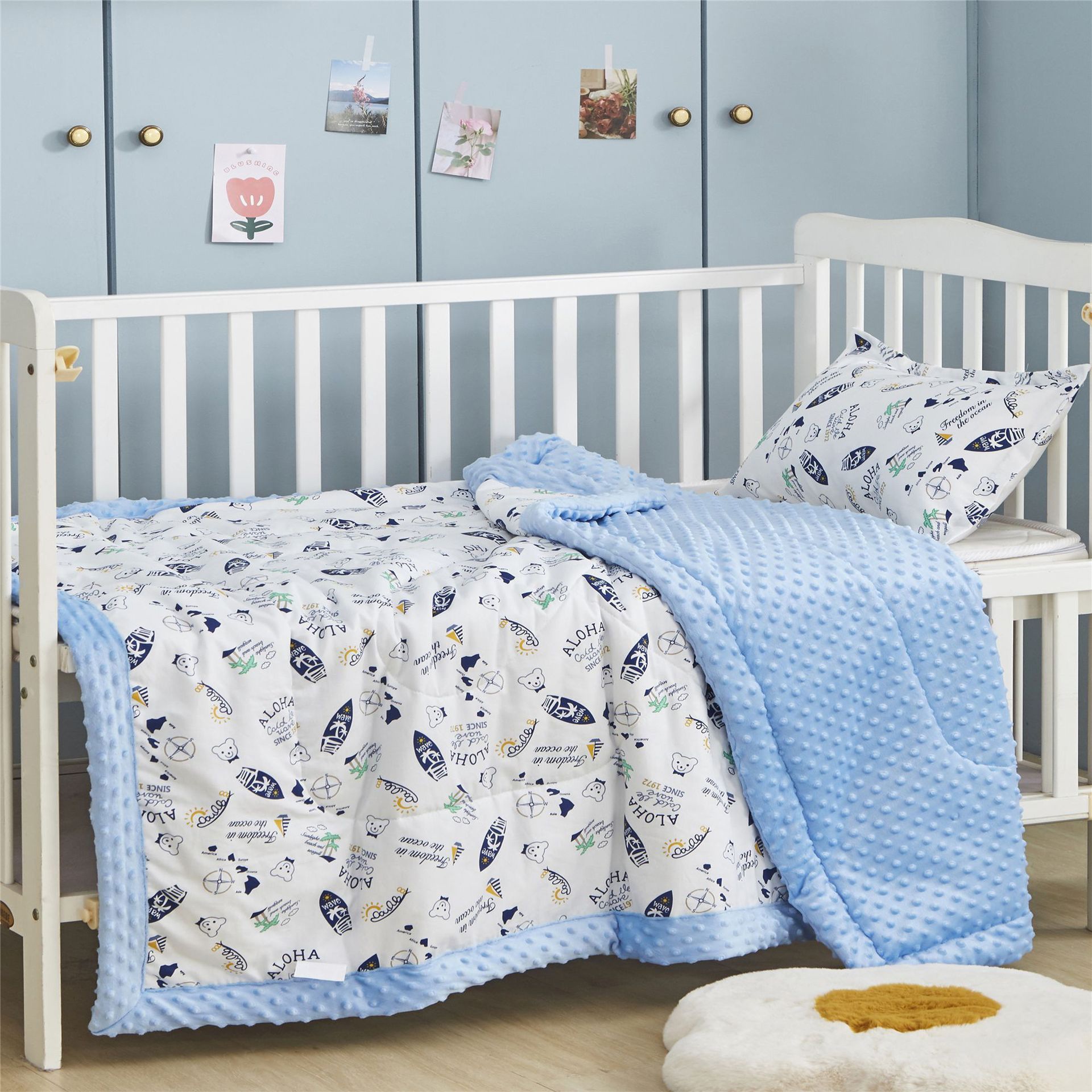 Oferta especial de algodón bebé edredón Doudou Bebé Confort edredón niños verano fresco edredón lavable kindergarten edredón