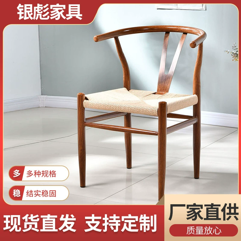 Комплект из пяти плетеных кресел с тафтингом оптом для гостиной и столовой: стулья с подголовником, имитация дерева, железо, художественная отделка, журнальный столик, набор столов и стульев