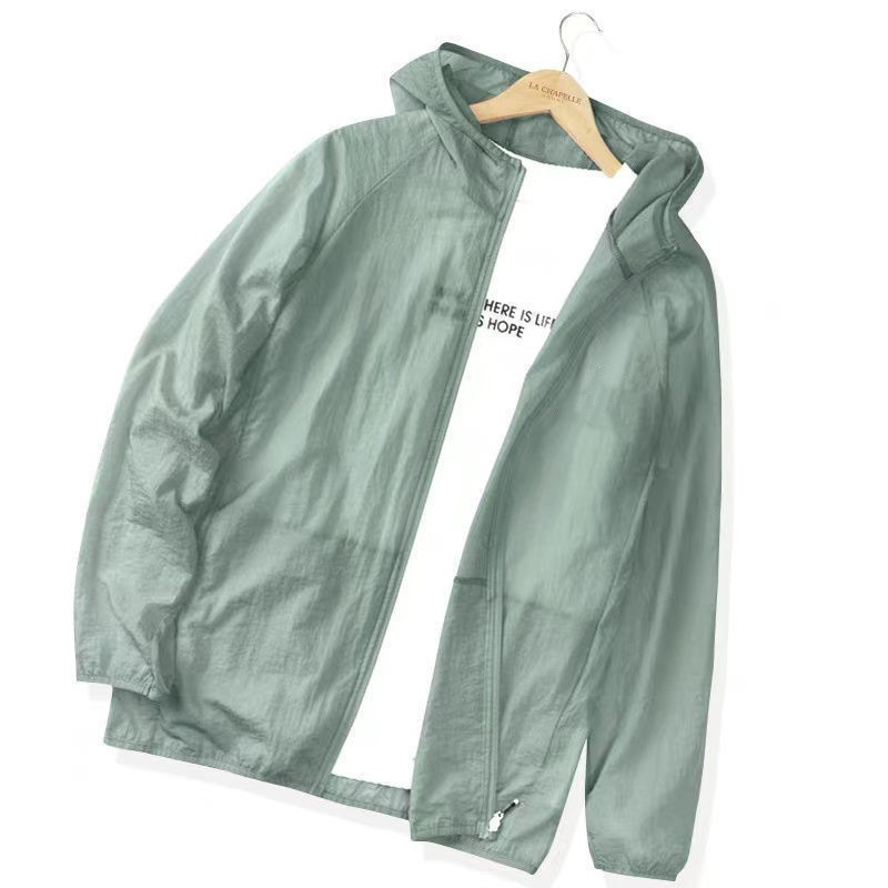 Summer sun protection clothing ice silk thin men's fishing skin sun protection clothing comfortable outdoor riding light cardigan coat Summer sun protection clothing ice silk thin men's fishing skin sun protection clothing comfortable outdoor riding light cardigan coat