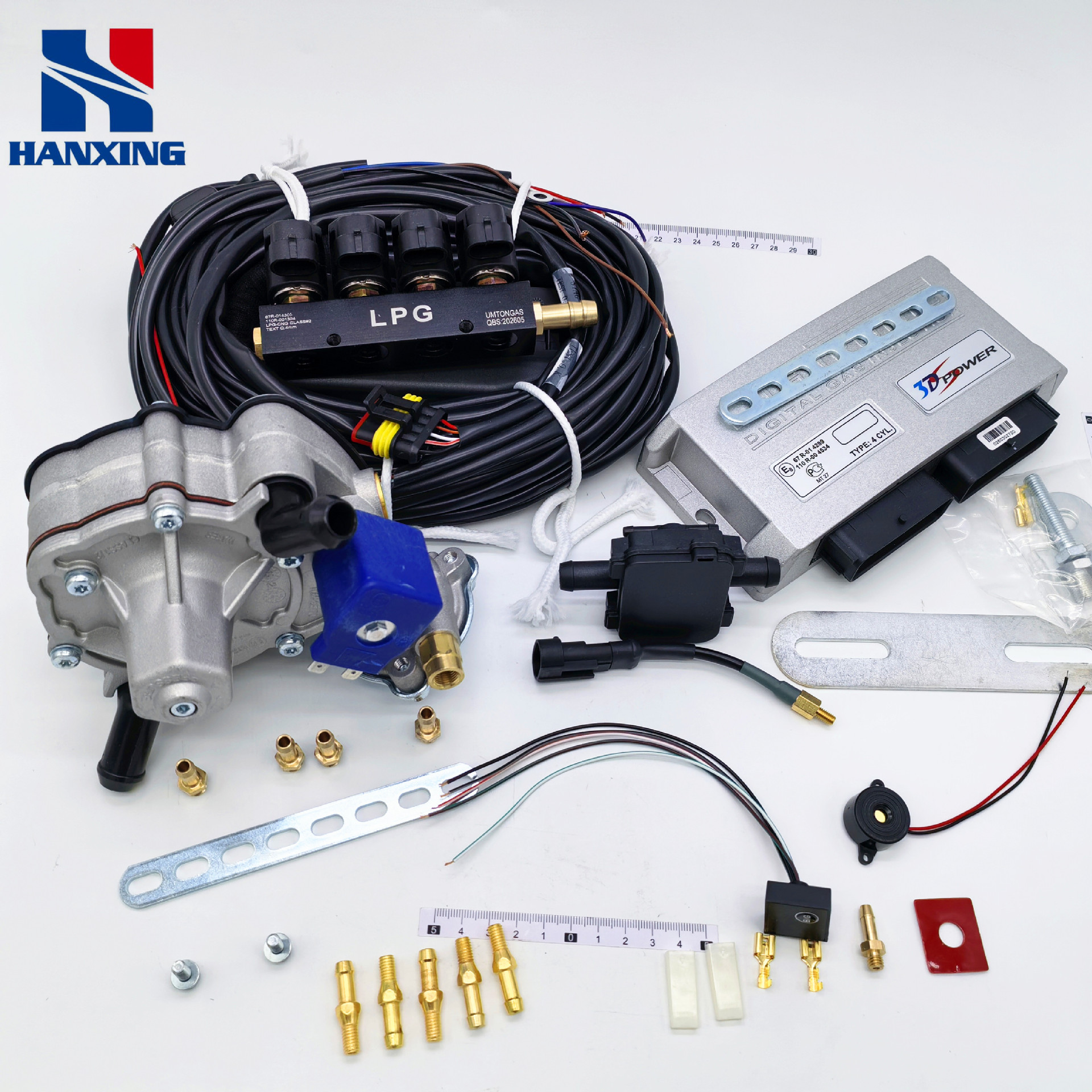 Four-Engine Digitronic 3D Fuel System Kit Electronic Components 3D Spray Rail Nordic Deceleration