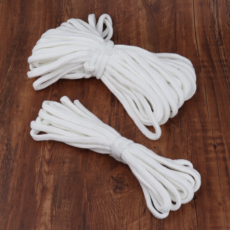 Magic Rope, Soft Rope, 1cm, White, Flexible, Five-Color Binding, Tying People, Binding, Magic Props, Stage