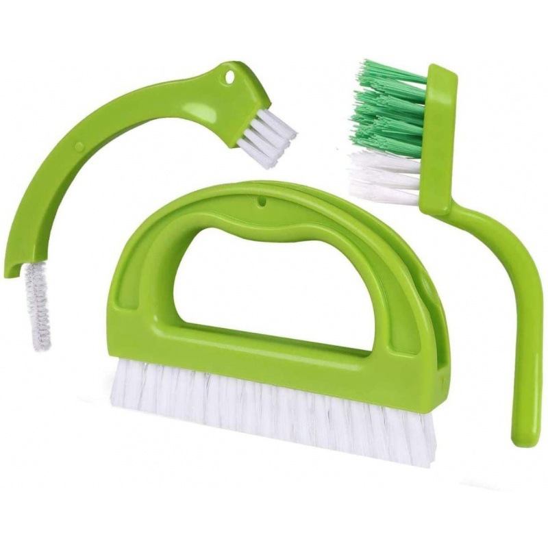 跨境直供三件套瓷砖刷地板刷地缝刷厨房刷缝隙清洁刷清洁工具