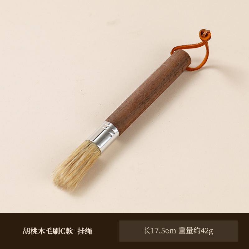 咖啡研磨机清洁刷咖啡机清洁工具咖啡粉清理刷毛刷实木咖啡研磨刷|undefined