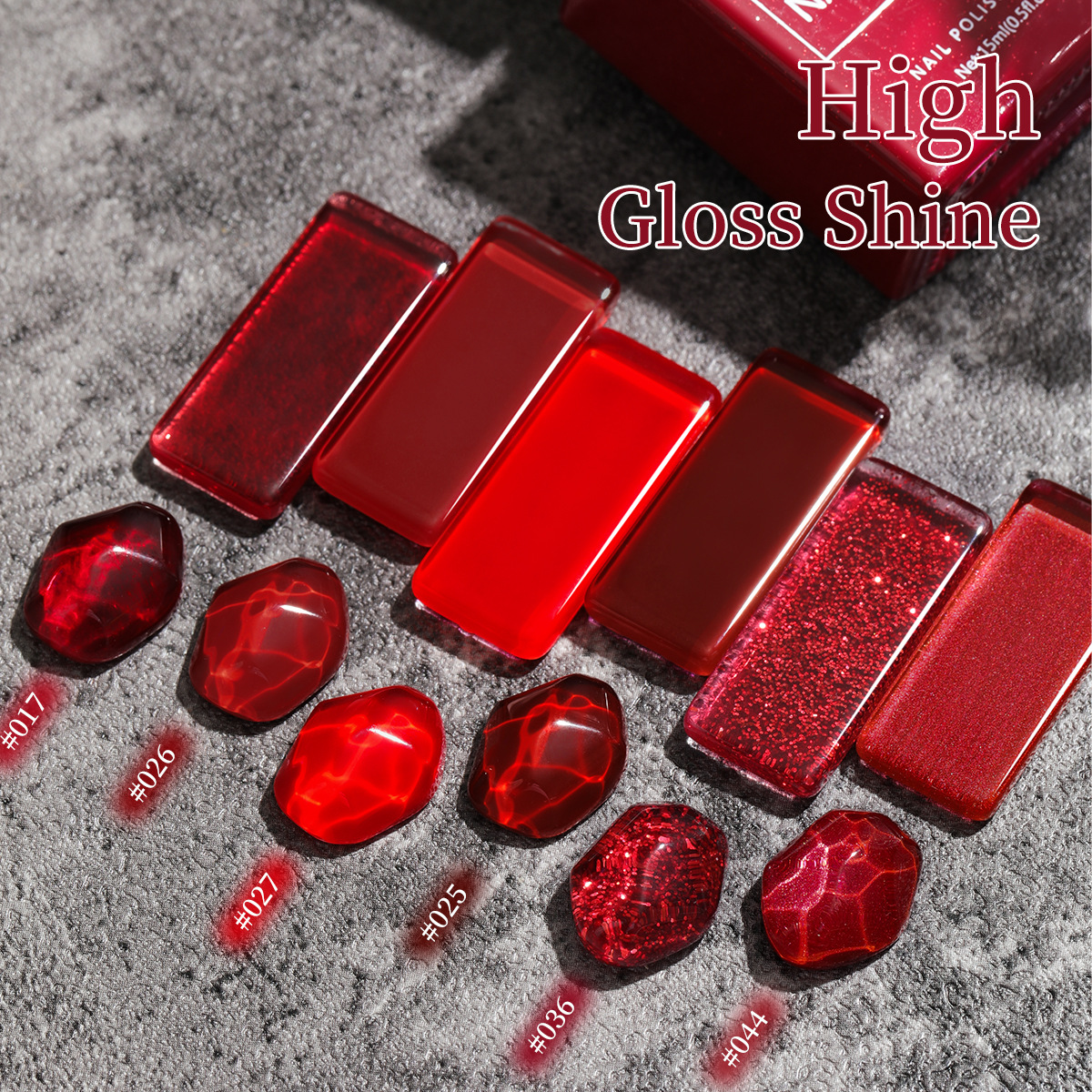 El pegamento de manicura de color rojo de Anchor 2026 nuevo Bordeaux rojo rojo especial para la manicuría de uñas