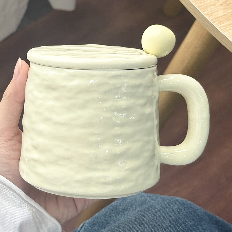 Taza de cerámica doméstica taza de agua taza de café de oficina taza de regalo de cumpleaños taza de desayuno de alto valor