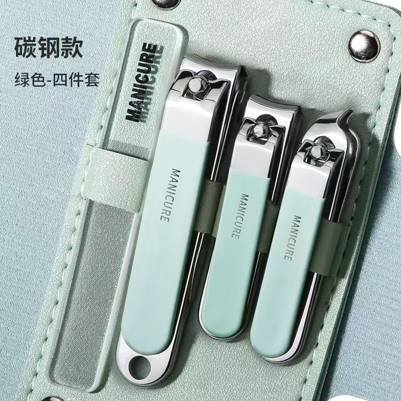 在庫あり ポータブル爪切りセット 爪切り ステンレス製 ネイルケア 足の爪ケア 耳かきセット マニキュアフルセット|undefined
