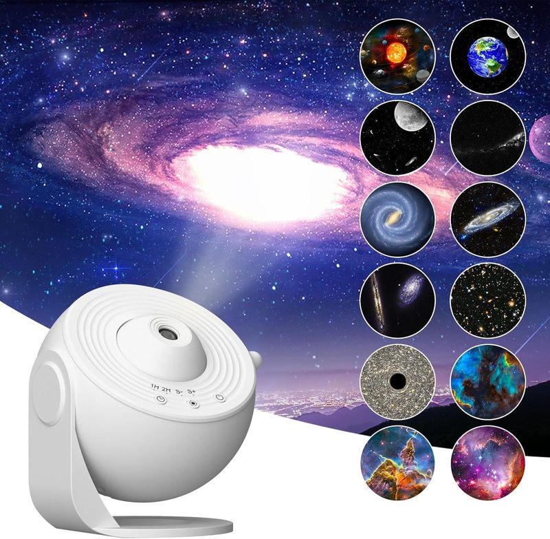2025 クロスボーダー新製品星空プロジェクターランプ寝室ハイエンドライブ雰囲気ランプ投影ナイトライト星空ランプ|undefined