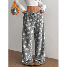 W 19855 Plush star home pants ë������ǾӼҿ�羳����ͨ