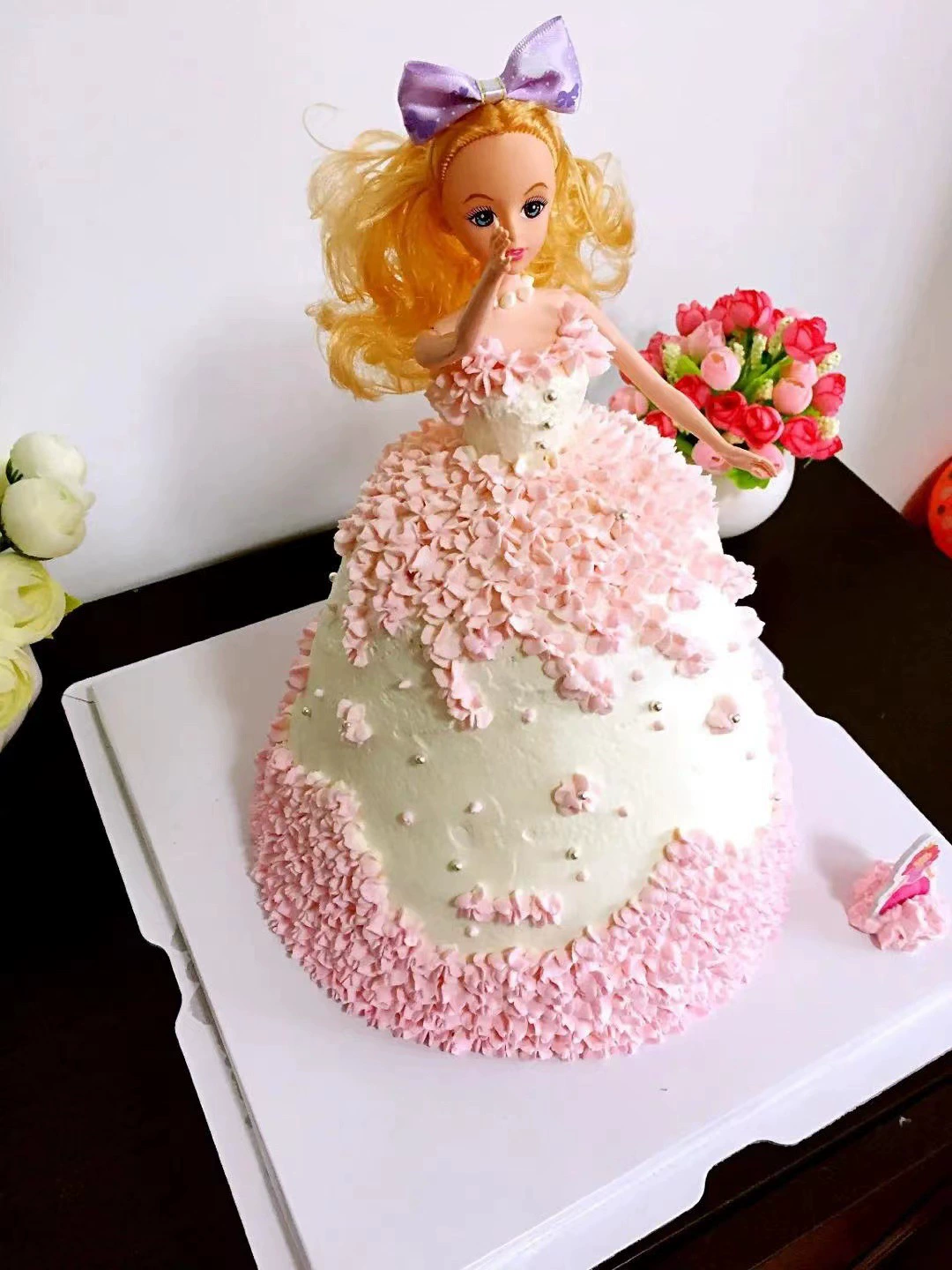 Кукла Барби, складка юбки, форма с бусинами