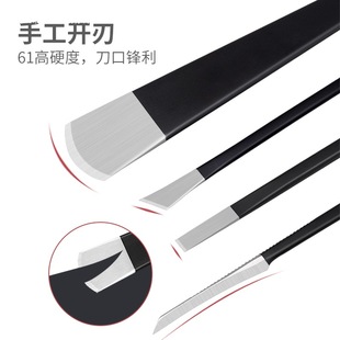 Professional Pedicure Knife Set with Three Household Tools, Wooden Box, Pedicure Technician, Inflammation of Nail Groove, Yangzhou Gray, Free Shipping