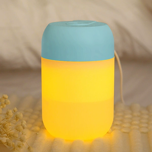 Night light, blue humidifier