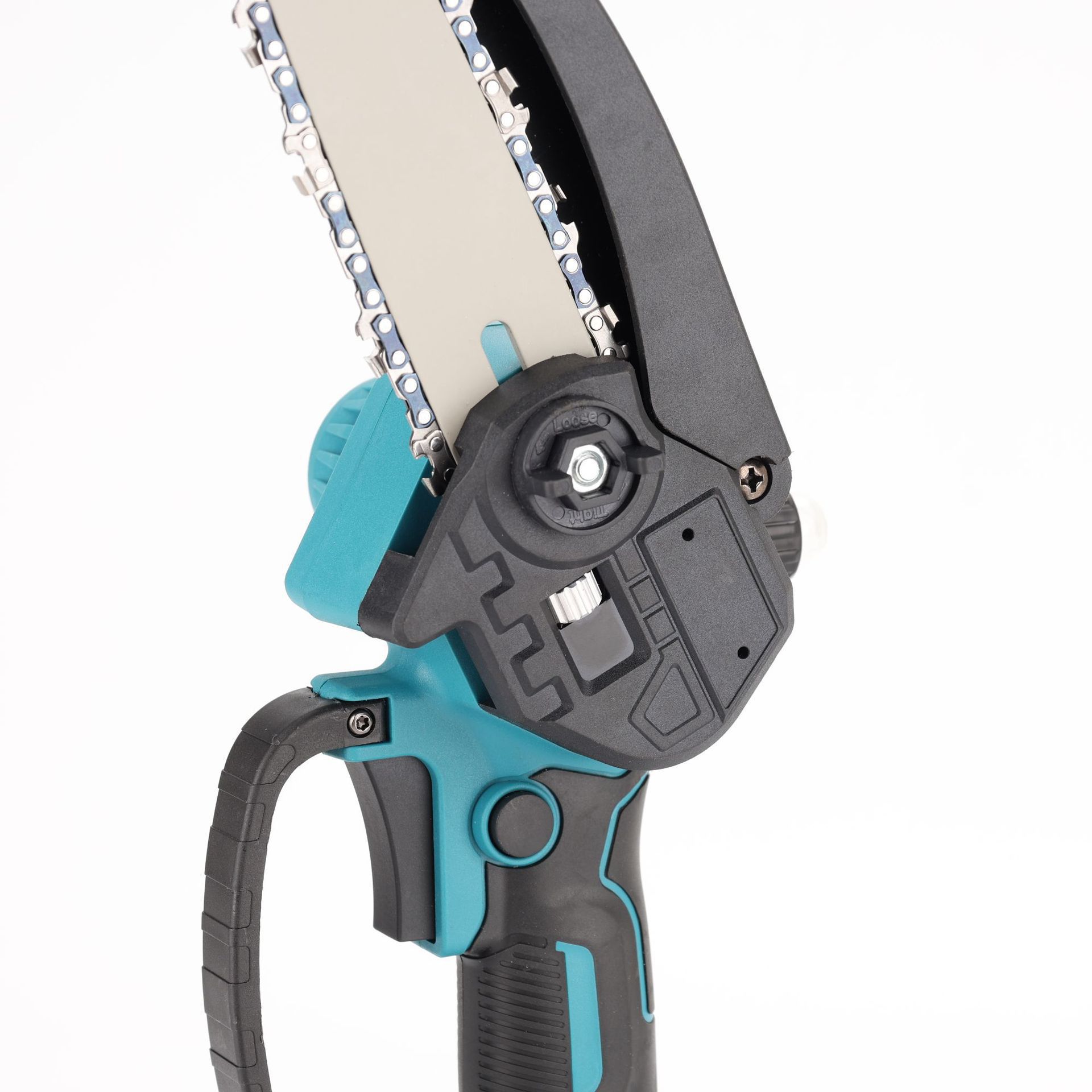 跨境大功率6寸带油壶电链锯伐木锯充电锂电锯外贸多功能4寸迷你锯