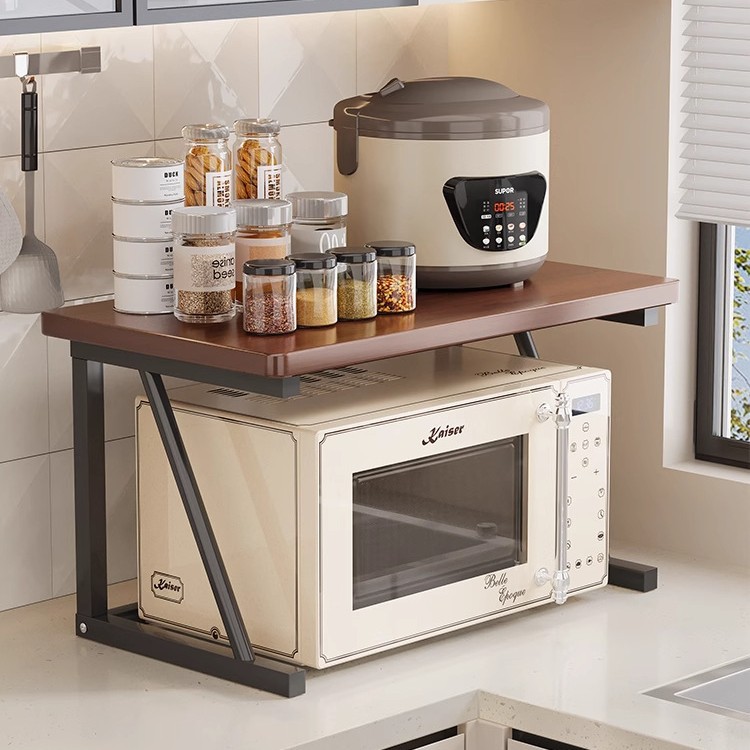 Microwave Oven Rack Kitchen Multi-Functional Countertop Oven Stand Household Rice Cooker Dedicated Multi-Layer Storage Bracket